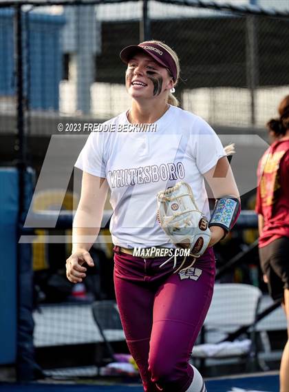 Thumbnail 1 in Whitesboro @ Prairiland (UIL 3A Softball Regional Quarterfinal) photogallery.