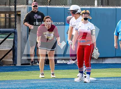 Thumbnail 1 in Whitesboro @ Prairiland (UIL 3A Softball Regional Quarterfinal) photogallery.