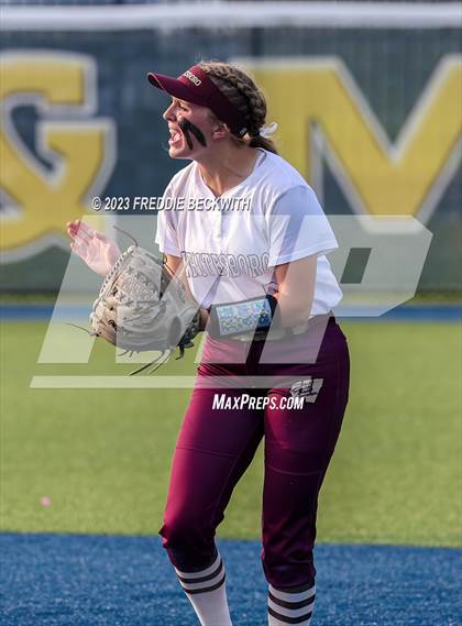 Thumbnail 3 in Whitesboro @ Prairiland (UIL 3A Softball Regional Quarterfinal) photogallery.