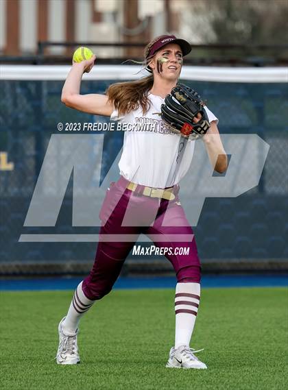 Thumbnail 1 in Whitesboro @ Prairiland (UIL 3A Softball Regional Quarterfinal) photogallery.