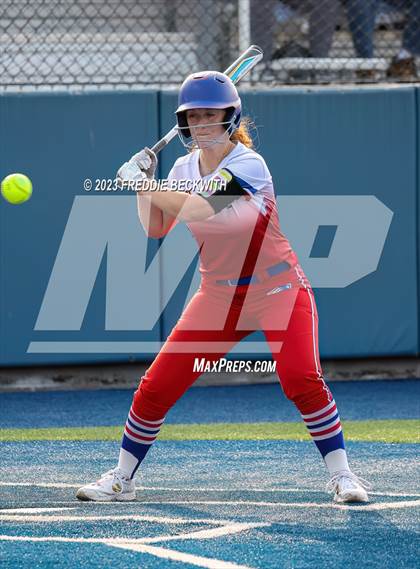 Thumbnail 1 in Whitesboro @ Prairiland (UIL 3A Softball Regional Quarterfinal) photogallery.