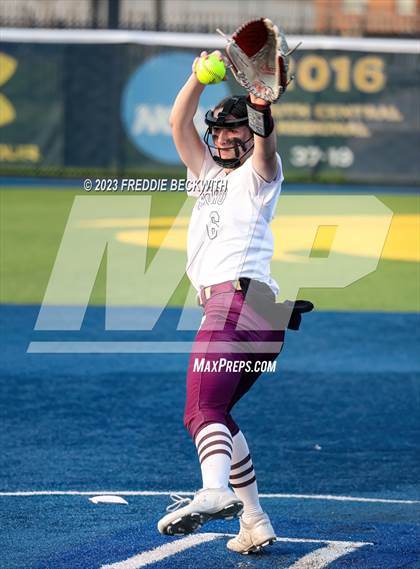 Thumbnail 1 in Whitesboro @ Prairiland (UIL 3A Softball Regional Quarterfinal) photogallery.