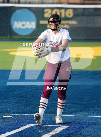Thumbnail 2 in Whitesboro @ Prairiland (UIL 3A Softball Regional Quarterfinal) photogallery.