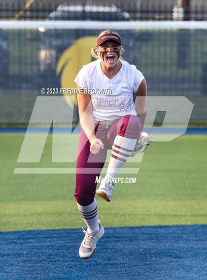 Thumbnail 2 in Whitesboro @ Prairiland (UIL 3A Softball Regional Quarterfinal) photogallery.