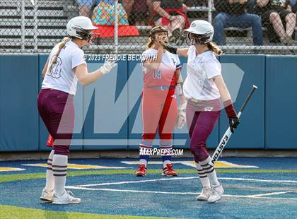 Thumbnail 1 in Whitesboro @ Prairiland (UIL 3A Softball Regional Quarterfinal) photogallery.