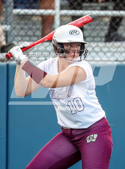 Thumbnail 1 in Whitesboro @ Prairiland (UIL 3A Softball Regional Quarterfinal) photogallery.