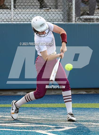 Thumbnail 2 in Whitesboro @ Prairiland (UIL 3A Softball Regional Quarterfinal) photogallery.