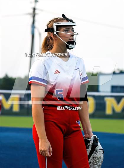 Thumbnail 3 in Whitesboro @ Prairiland (UIL 3A Softball Regional Quarterfinal) photogallery.