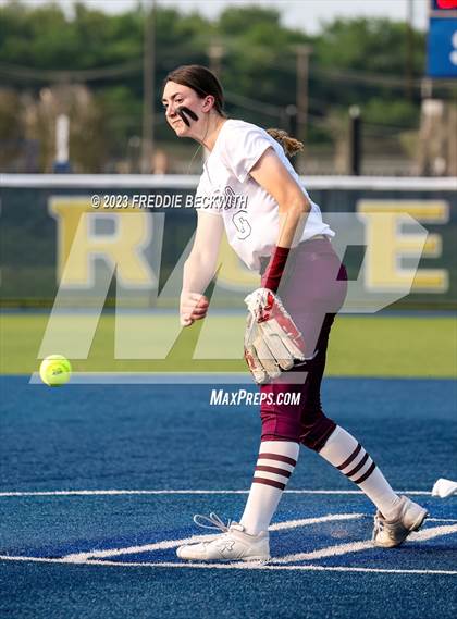 Thumbnail 3 in Whitesboro @ Prairiland (UIL 3A Softball Regional Quarterfinal) photogallery.
