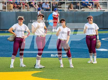 Thumbnail 2 in Whitesboro @ Prairiland (UIL 3A Softball Regional Quarterfinal) photogallery.