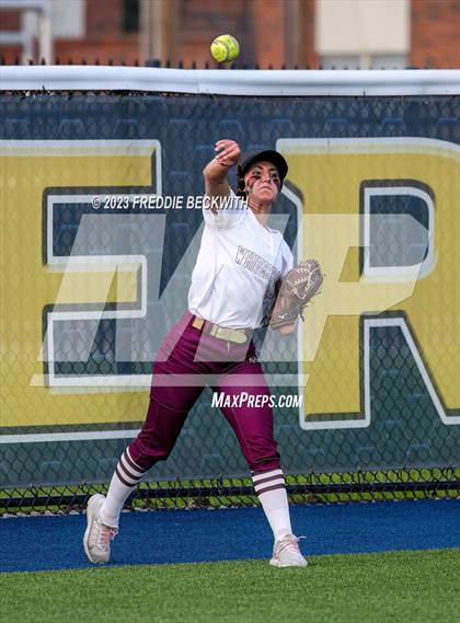 Thumbnail 2 in Whitesboro @ Prairiland (UIL 3A Softball Regional Quarterfinal) photogallery.