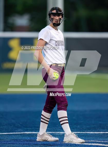 Thumbnail 3 in Whitesboro @ Prairiland (UIL 3A Softball Regional Quarterfinal) photogallery.