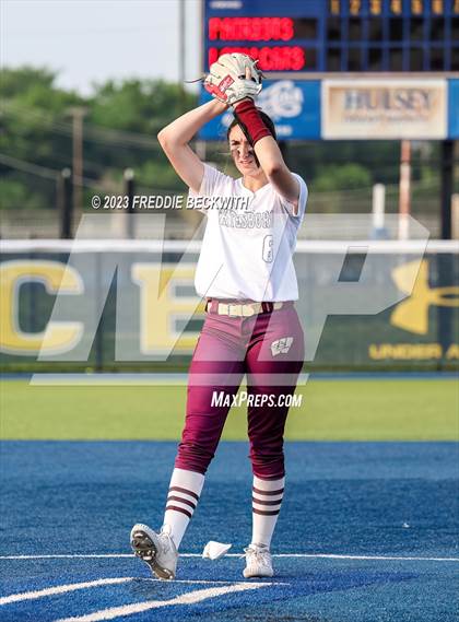 Thumbnail 1 in Whitesboro @ Prairiland (UIL 3A Softball Regional Quarterfinal) photogallery.