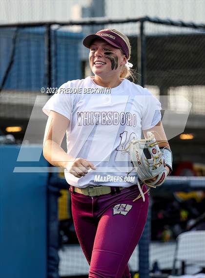 Thumbnail 2 in Whitesboro @ Prairiland (UIL 3A Softball Regional Quarterfinal) photogallery.