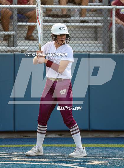 Thumbnail 2 in Whitesboro @ Prairiland (UIL 3A Softball Regional Quarterfinal) photogallery.
