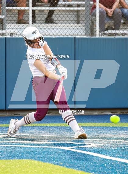 Thumbnail 2 in Whitesboro @ Prairiland (UIL 3A Softball Regional Quarterfinal) photogallery.