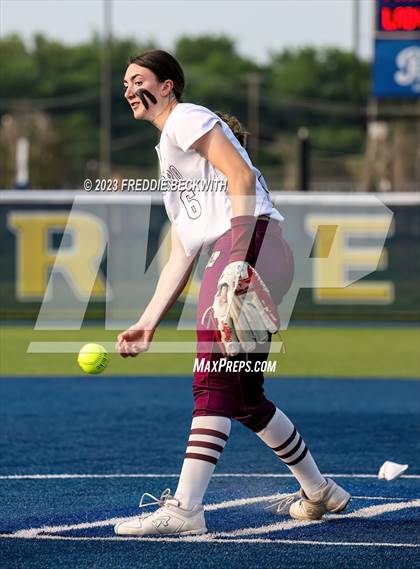 Thumbnail 2 in Whitesboro @ Prairiland (UIL 3A Softball Regional Quarterfinal) photogallery.