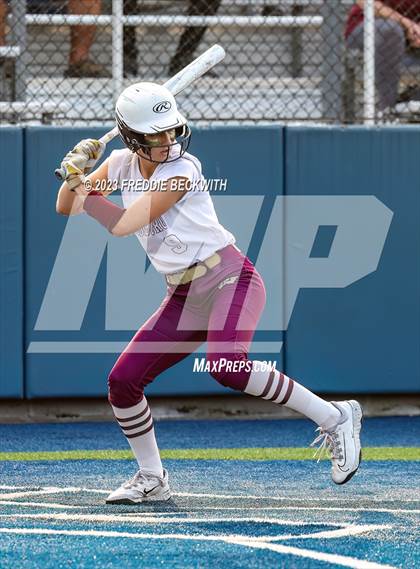 Thumbnail 2 in Whitesboro @ Prairiland (UIL 3A Softball Regional Quarterfinal) photogallery.
