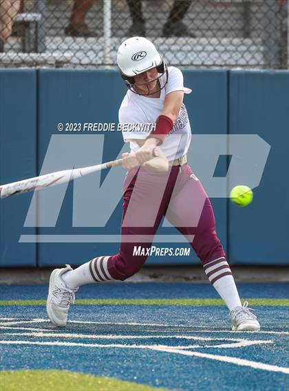 Thumbnail 1 in Whitesboro @ Prairiland (UIL 3A Softball Regional Quarterfinal) photogallery.