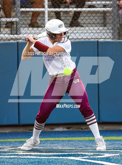 Thumbnail 2 in Whitesboro @ Prairiland (UIL 3A Softball Regional Quarterfinal) photogallery.