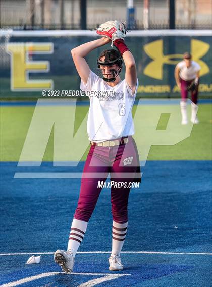 Thumbnail 3 in Whitesboro @ Prairiland (UIL 3A Softball Regional Quarterfinal) photogallery.