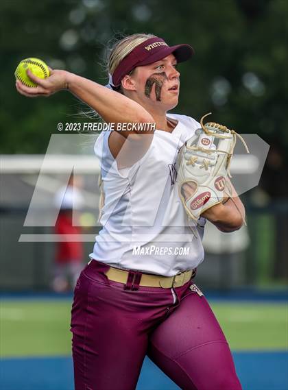 Thumbnail 3 in Whitesboro @ Prairiland (UIL 3A Softball Regional Quarterfinal) photogallery.