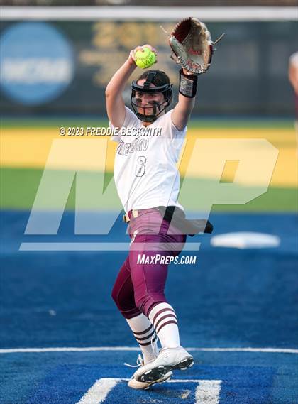 Thumbnail 3 in Whitesboro @ Prairiland (UIL 3A Softball Regional Quarterfinal) photogallery.