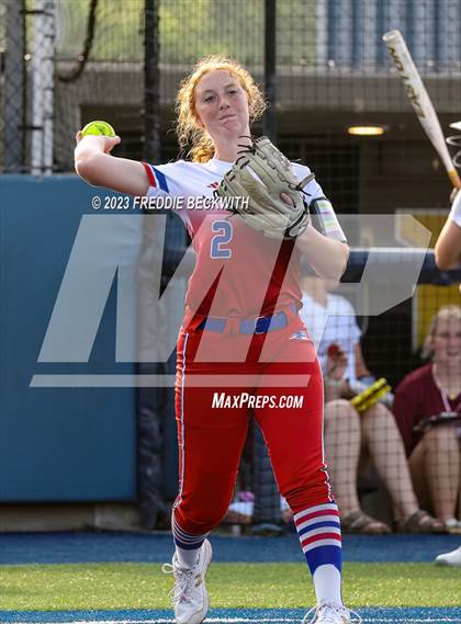Thumbnail 1 in Whitesboro @ Prairiland (UIL 3A Softball Regional Quarterfinal) photogallery.