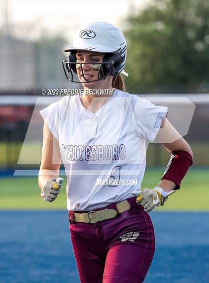 Thumbnail 2 in Whitesboro @ Prairiland (UIL 3A Softball Regional Quarterfinal) photogallery.