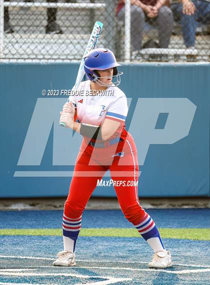 Thumbnail 1 in Whitesboro @ Prairiland (UIL 3A Softball Regional Quarterfinal) photogallery.