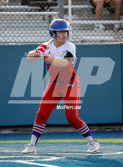 Thumbnail 3 in Whitesboro @ Prairiland (UIL 3A Softball Regional Quarterfinal) photogallery.