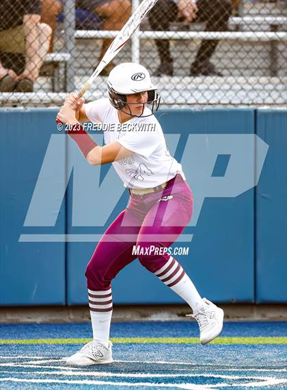 Thumbnail 3 in Whitesboro @ Prairiland (UIL 3A Softball Regional Quarterfinal) photogallery.