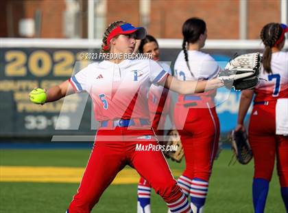 Thumbnail 3 in Whitesboro @ Prairiland (UIL 3A Softball Regional Quarterfinal) photogallery.