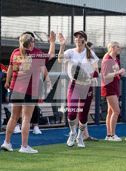 Thumbnail 3 in Whitesboro @ Prairiland (UIL 3A Softball Regional Quarterfinal) photogallery.