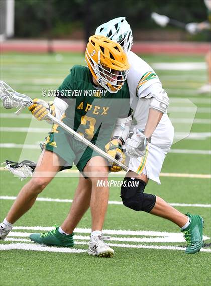 Thumbnail 3 in Apex @ Cardinal Gibbons (NCHSAA 4A Third Round) photogallery.