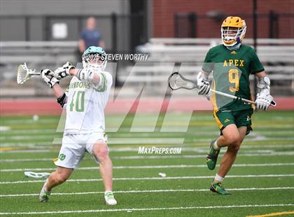 Thumbnail 2 in Apex @ Cardinal Gibbons (NCHSAA 4A Third Round) photogallery.