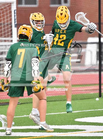 Thumbnail 2 in Apex @ Cardinal Gibbons (NCHSAA 4A Third Round) photogallery.