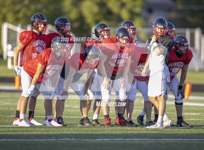 Thumbnail 2 in Catholic Memorial vs Muskego (Scrimmage) photogallery.