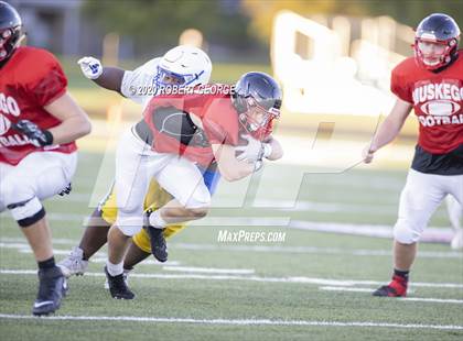 Thumbnail 2 in Catholic Memorial vs Muskego (Scrimmage) photogallery.