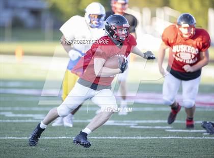 Thumbnail 2 in Catholic Memorial vs Muskego (Scrimmage) photogallery.