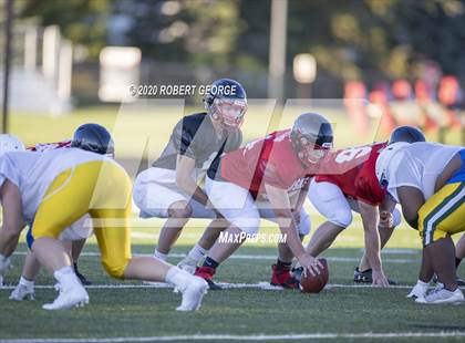 Thumbnail 3 in Catholic Memorial vs Muskego (Scrimmage) photogallery.