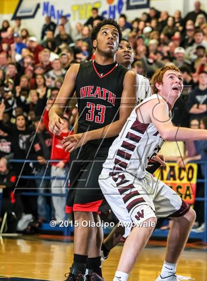 Thumbnail 2 in Wylie vs. Rockwall-Heath (UIL 5A Division I Area Playoff) photogallery.