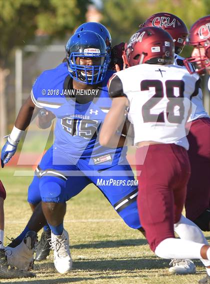 Thumbnail 1 in Chandler @ Faith Lutheran (Polynesian Football Classic) photogallery.