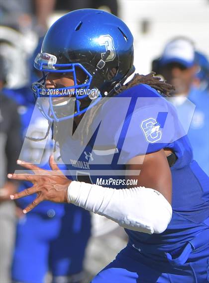 Thumbnail 1 in Chandler @ Faith Lutheran (Polynesian Football Classic) photogallery.