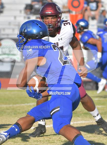 Thumbnail 2 in Chandler @ Faith Lutheran (Polynesian Football Classic) photogallery.