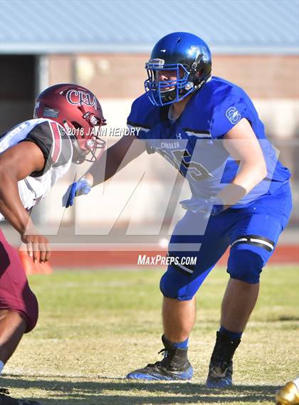 Thumbnail 1 in Chandler @ Faith Lutheran (Polynesian Football Classic) photogallery.