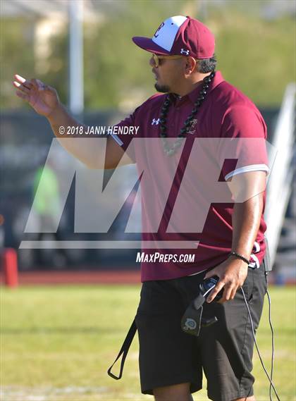 Thumbnail 3 in Chandler @ Faith Lutheran (Polynesian Football Classic) photogallery.