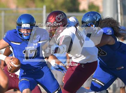 Thumbnail 3 in Chandler @ Faith Lutheran (Polynesian Football Classic) photogallery.