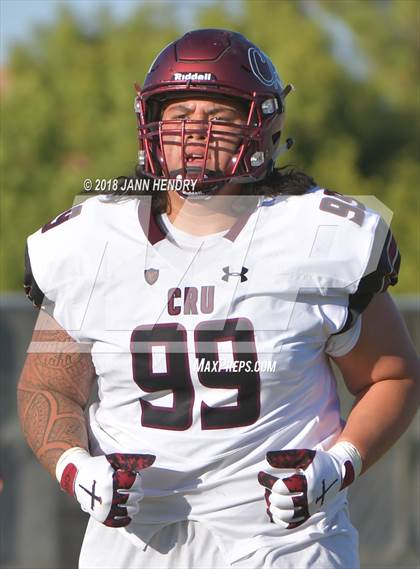 Thumbnail 3 in Chandler @ Faith Lutheran (Polynesian Football Classic) photogallery.