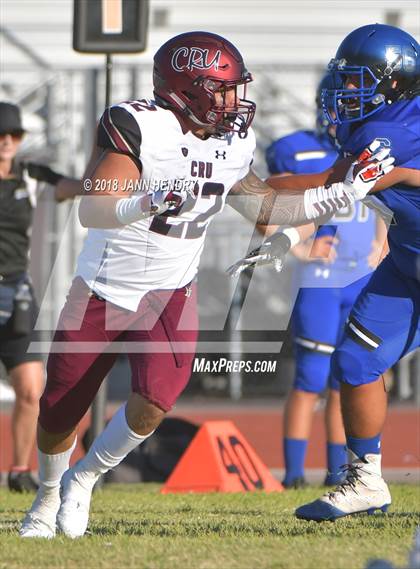 Thumbnail 2 in Chandler @ Faith Lutheran (Polynesian Football Classic) photogallery.